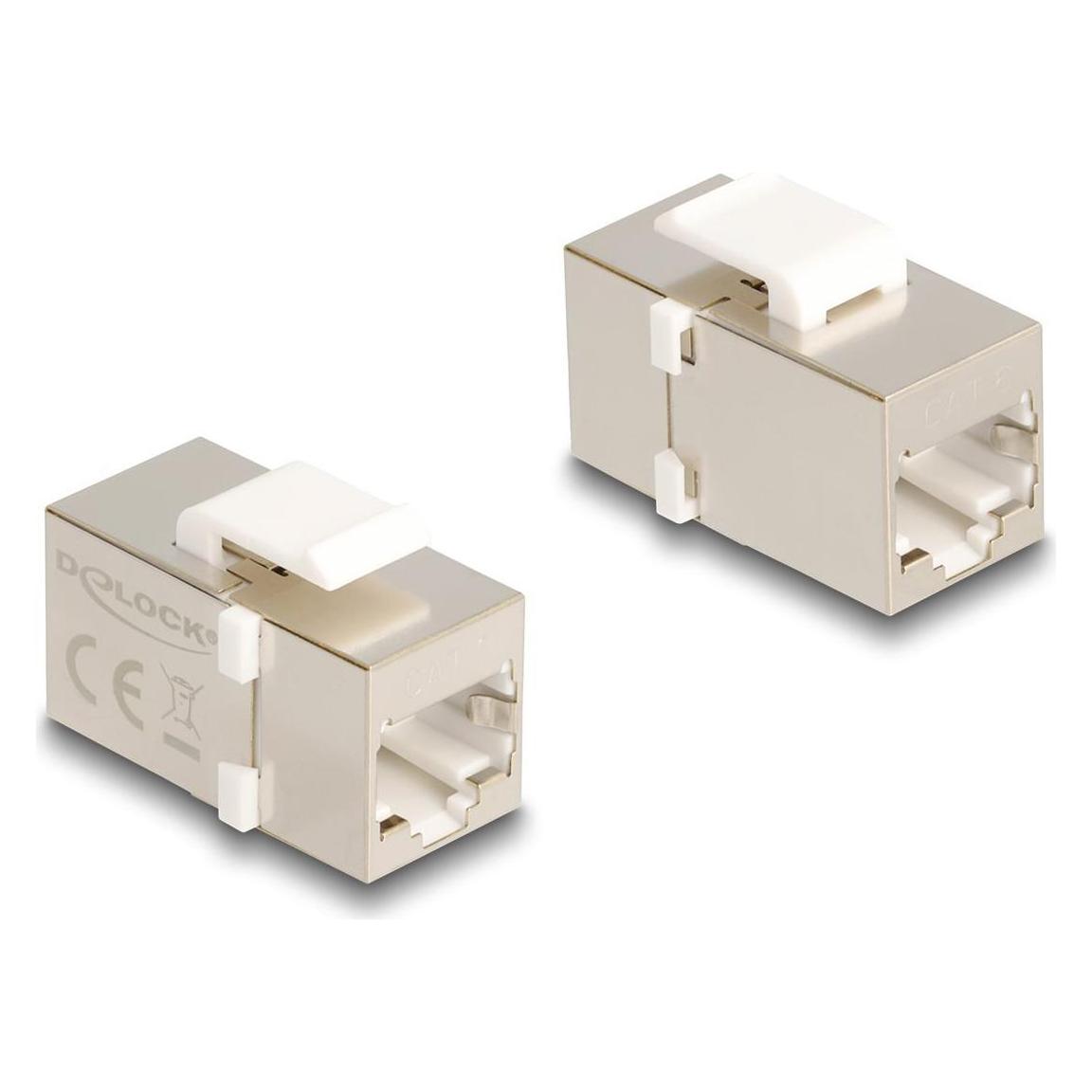 Delock Keystone Modul RJ45 Buchse zu RJ45 Buchse Cat.6 FTP (Keystone Modul) (90637)