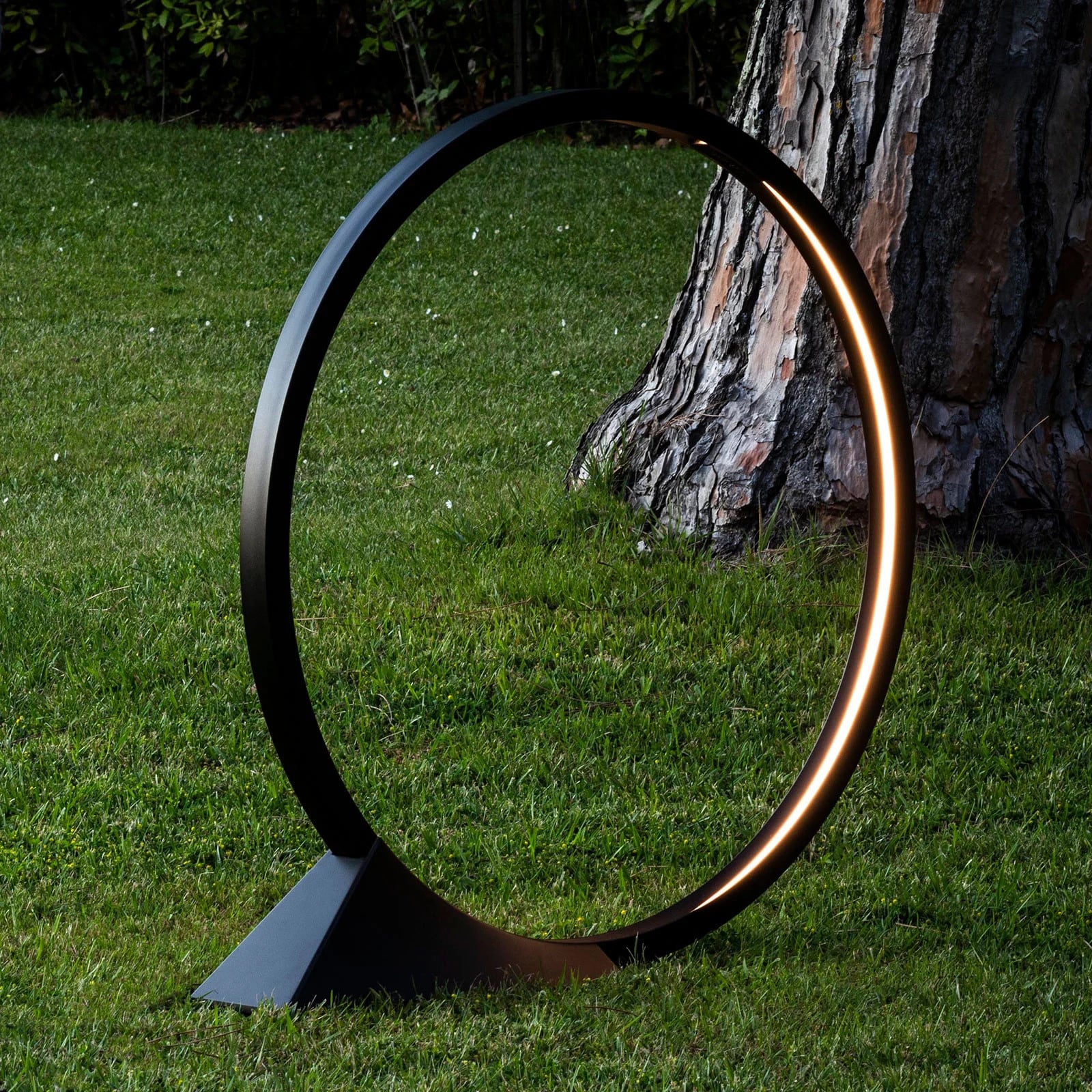 Artemide O Buiten Vloerlamp Black - LED Bollard voor de tuin