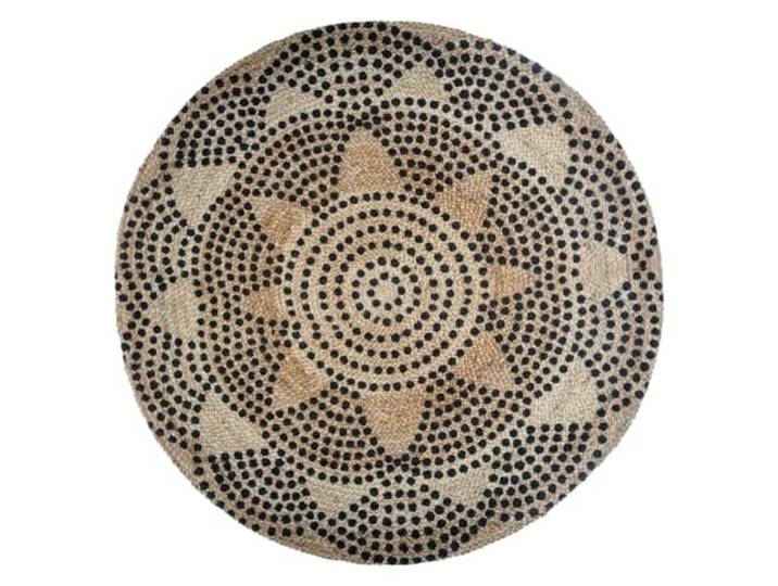 Atmosphera - Teppich, rund, Jute, ethnisch, mit zwei Motiven zur Auswahl, Ø 1200 mm