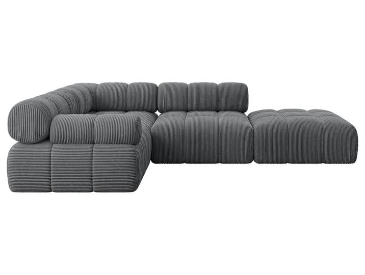 Ecksofa Felto-L1 Dunkelgrau - Poso 115