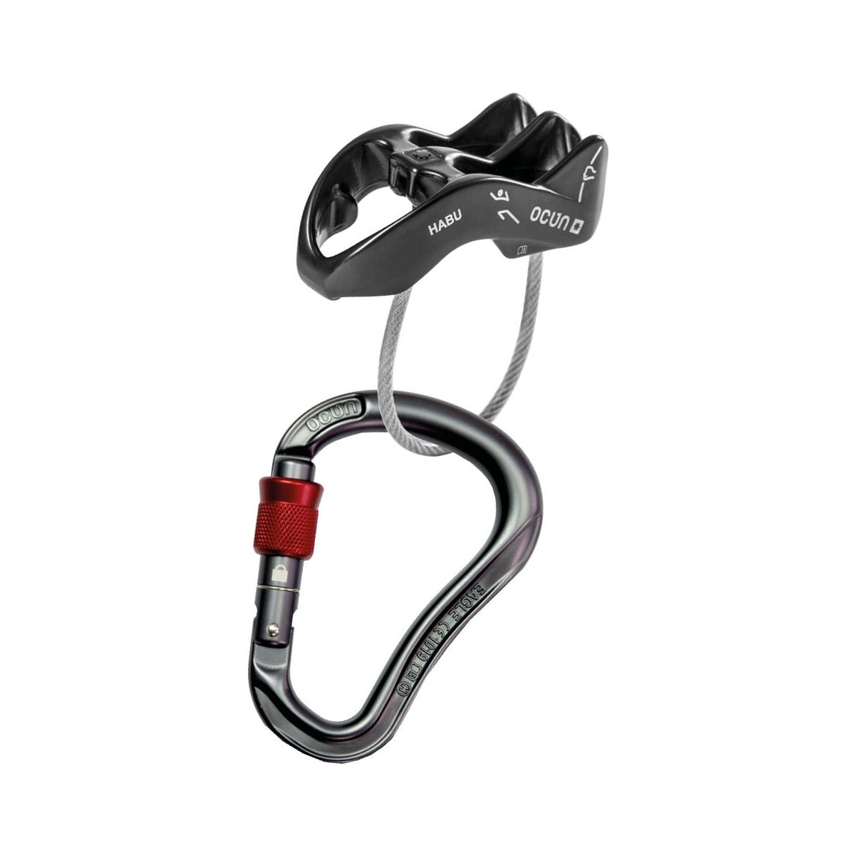 Ocun Belay SET Eagle Screw/Habu anthracite 04715
