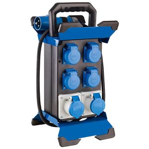 as-Schwabe CEE-Stromverteiler Stecky 14, mobil, für außen, 4x Schutzkontakt 230V & 2x CEE 230V / 16A