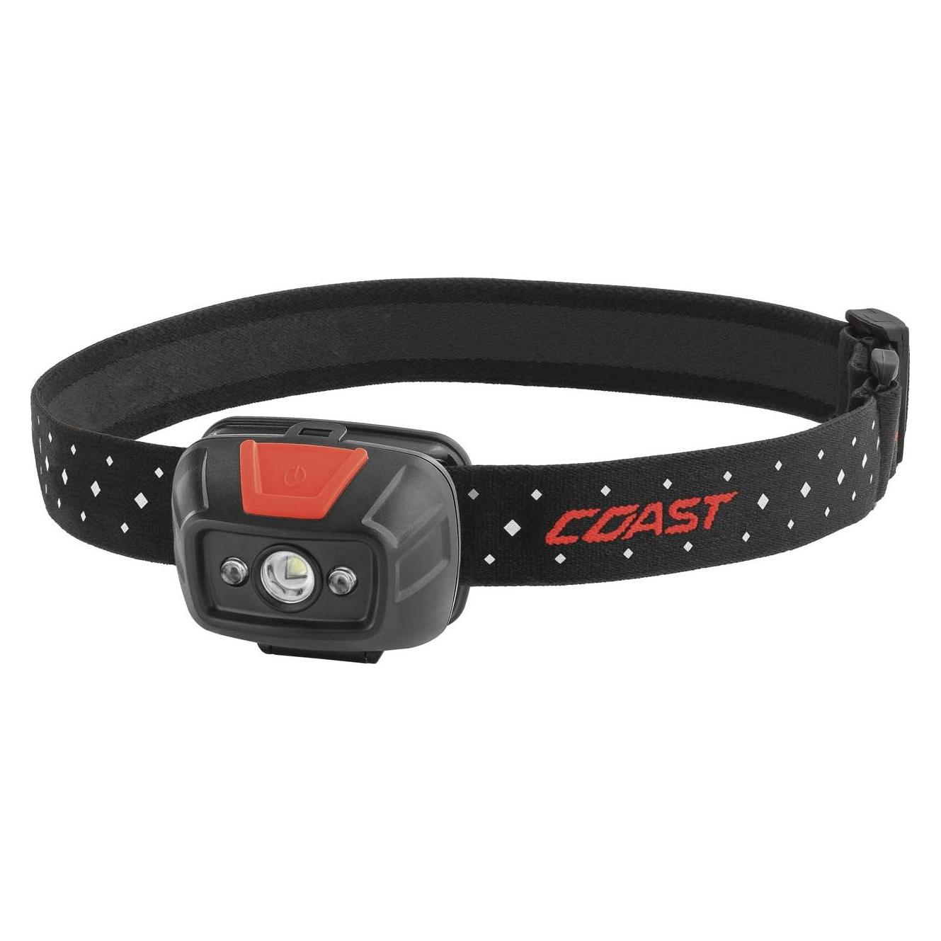 Coast FL19 Stirnlampe (415 Lumen) mit rotem & weissem Licht - in Blisterverpackung (415 lm) (LCOAFL19-BL)