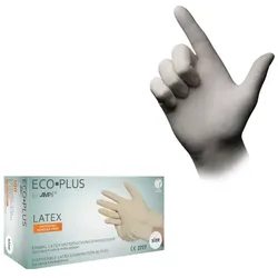 Latexhandschuhe Ampri Eco-Plus XXL puderfreie Latexhandschuhe, 100 Stück/Box, EN 455