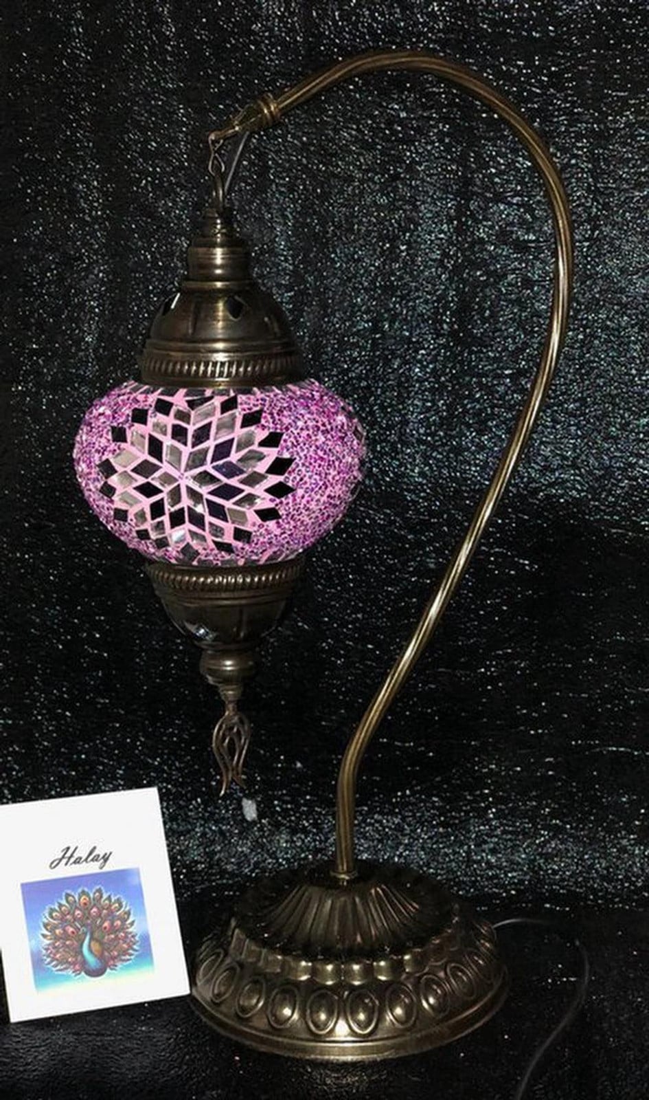 Halay tafellamp met LED en oosterse stijl voor volwassenen