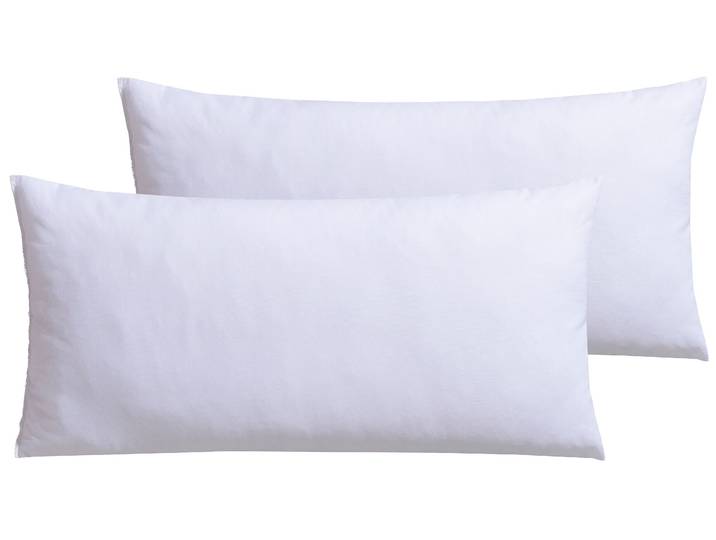 Microfaserkissen FAN Kissenparade , weiss (weiß), B:40cm L:80cm, Bezug: 100% Baumwolle. Füllung: 100% Polyester, Kopfkissen, Microfaserkissen, Allround-Kissen im Spar-Set