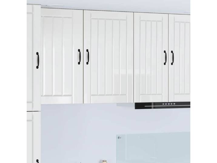 Cabinet de cuisine 1 PC Buffet Cuisine vaisselier Blanc brillant 50x31x80 cm A13393