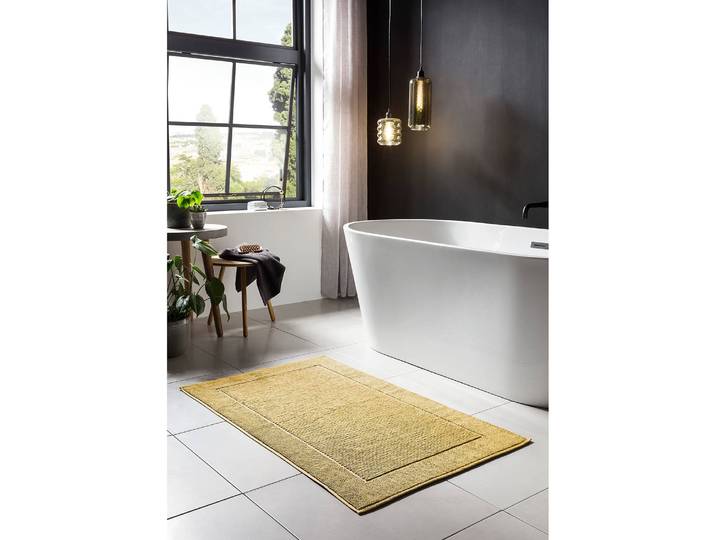 Tapis de bain Damian 70 x 120cm Doré/Doré