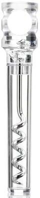 Snug & Styled CrystalGrip Portable Wine Corkscrew Opener For Travel, Home Bar & Wine Gifts transparent