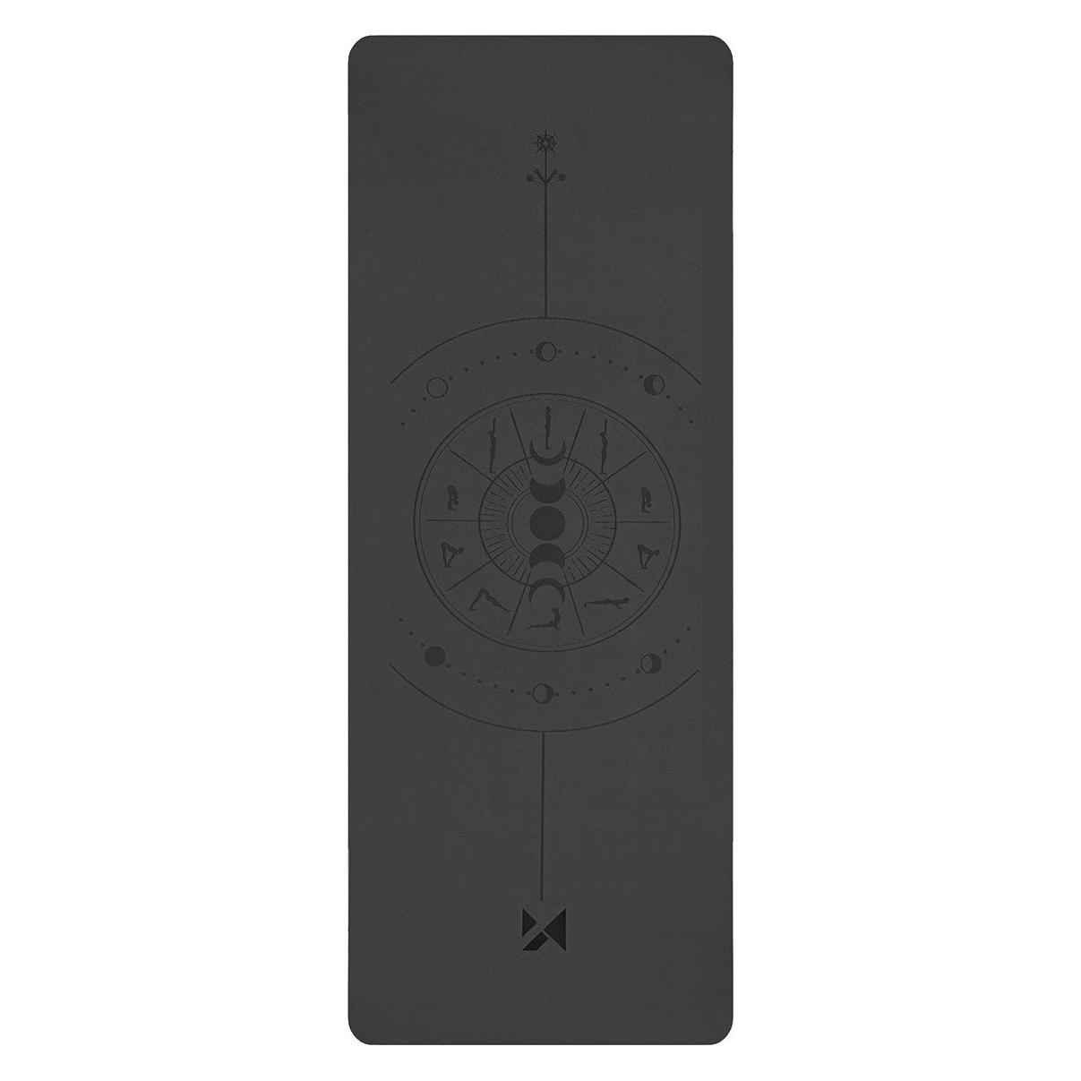 Wozinsky WNSP-NKB Yogamatte aus Naturkautschuk, 183 x 61 x 0,5 cm, schwarz (5 mm) (1409315874)