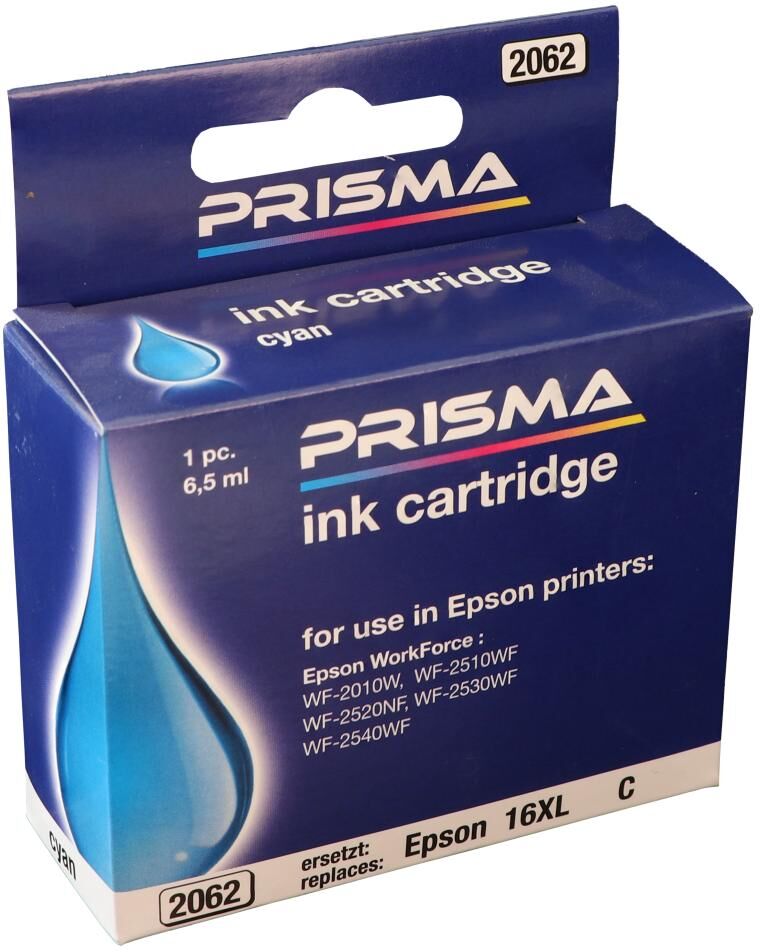 PRISMA 2062 Druckerpatrone für Epson Tintenstrahldrucker, cyan, 6,5 ml
