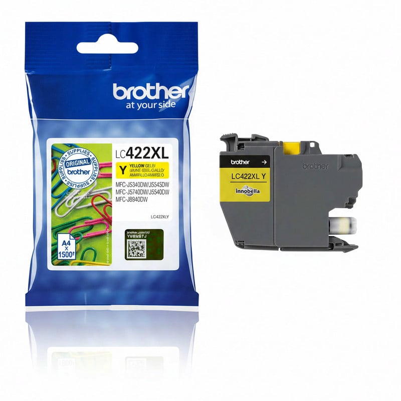 Brother LC-422XLY originele inktcartridge geel, 1 stuk