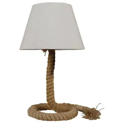 Näve Tischleuchte mit Textilschirm ROPE 3147223