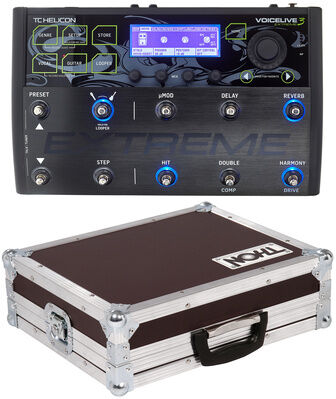 TC-Helicon VoiceLive 3 Extreme Bundle Phenol Braun