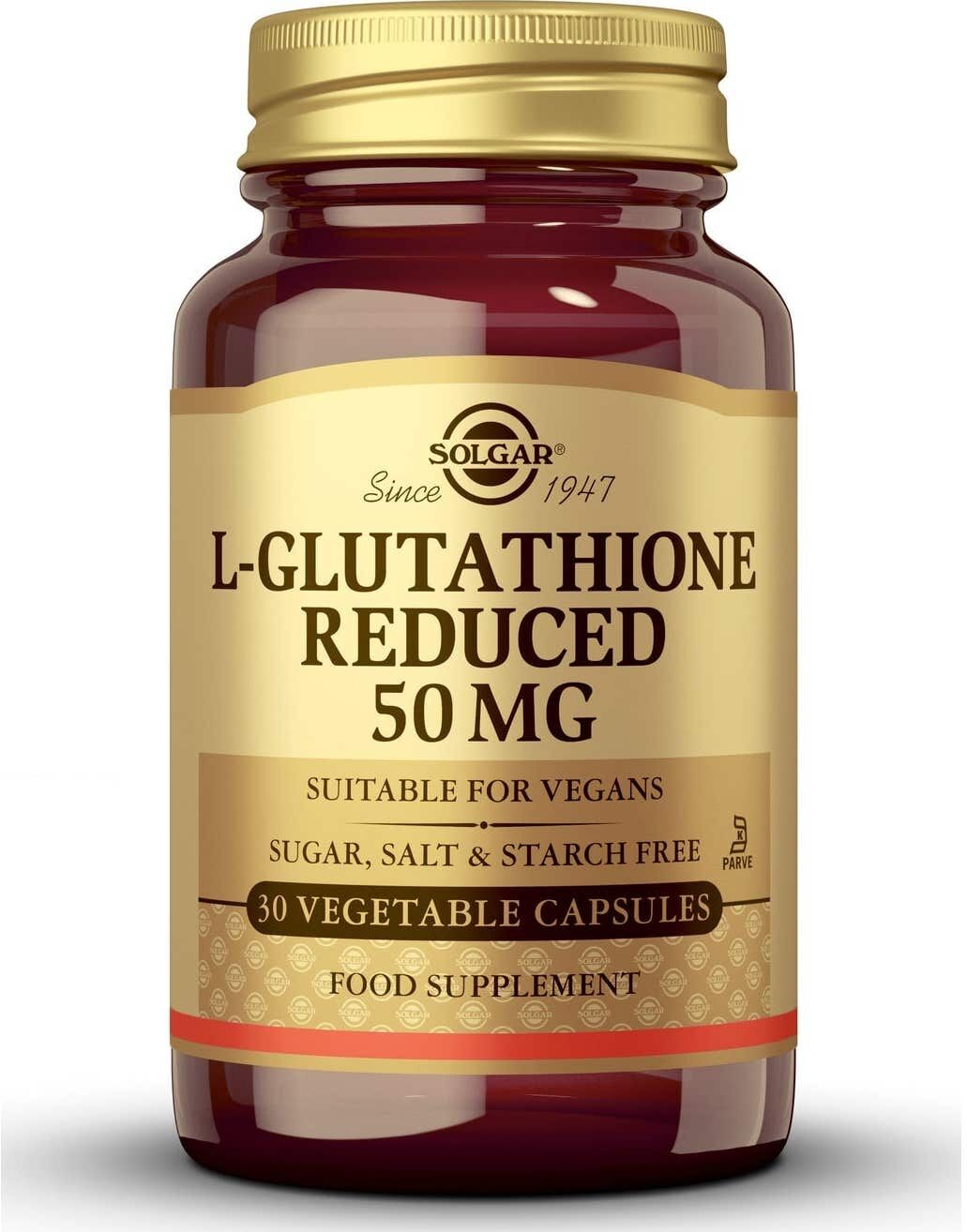 Solgar L-Glutatión Reducido 50mg 30caps