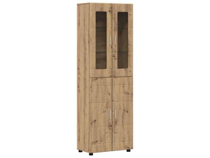 NOUVEAU Buffet Bahut de Salon - 1 pc Haut Armoire FLORIN 60x35x182cm - Chêne artisanal - 35156