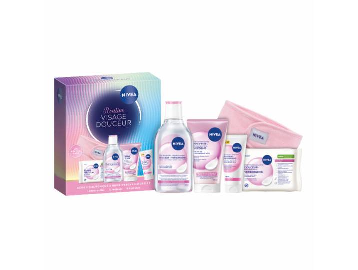 NIVEA Coffret Routine Visage Douceur, Peaux Sèches et Sensibles