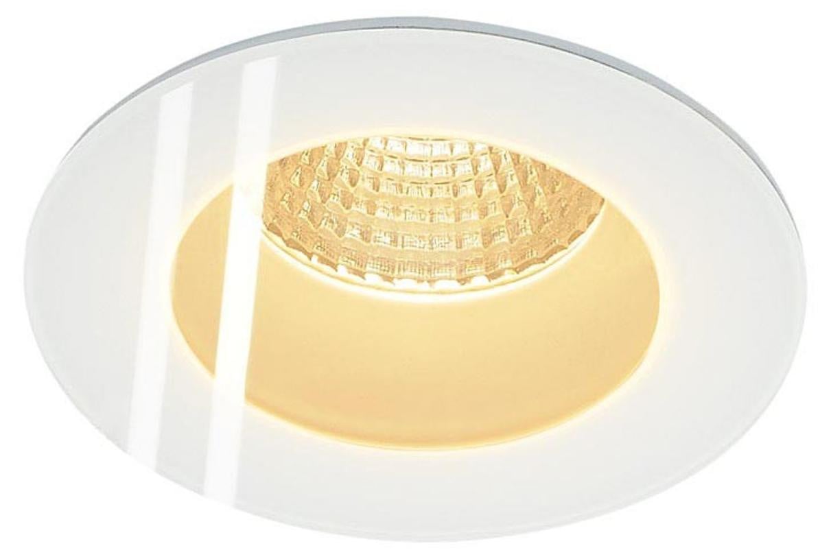 SLV 114441 PATTA-F LED inbouwspot voor plafond, rond, matwit, 38 graden, 3000K, inclusief driver