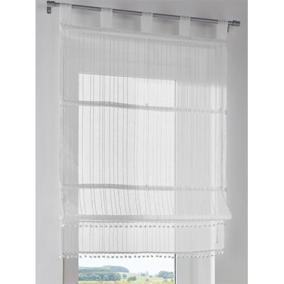 Raffrollo HEINE HOME Gr. 5, weiß (sanftes weiß), B:120cm H:130cm, Raffrollos