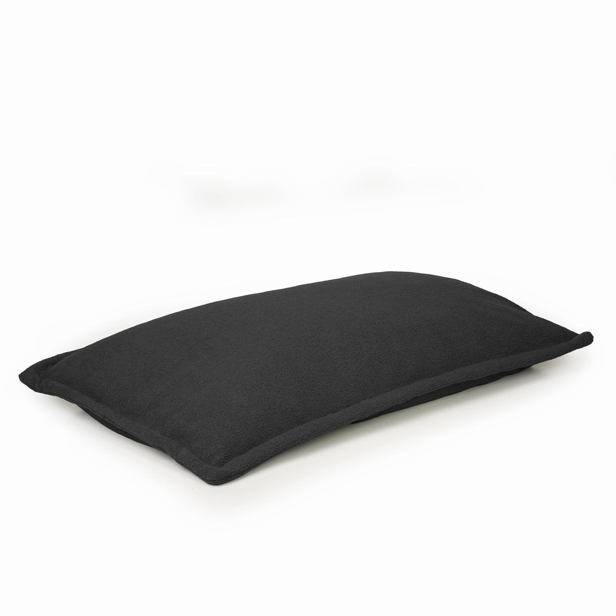 Drop & Sit Kinderkussen Fijn Teddy Zwart