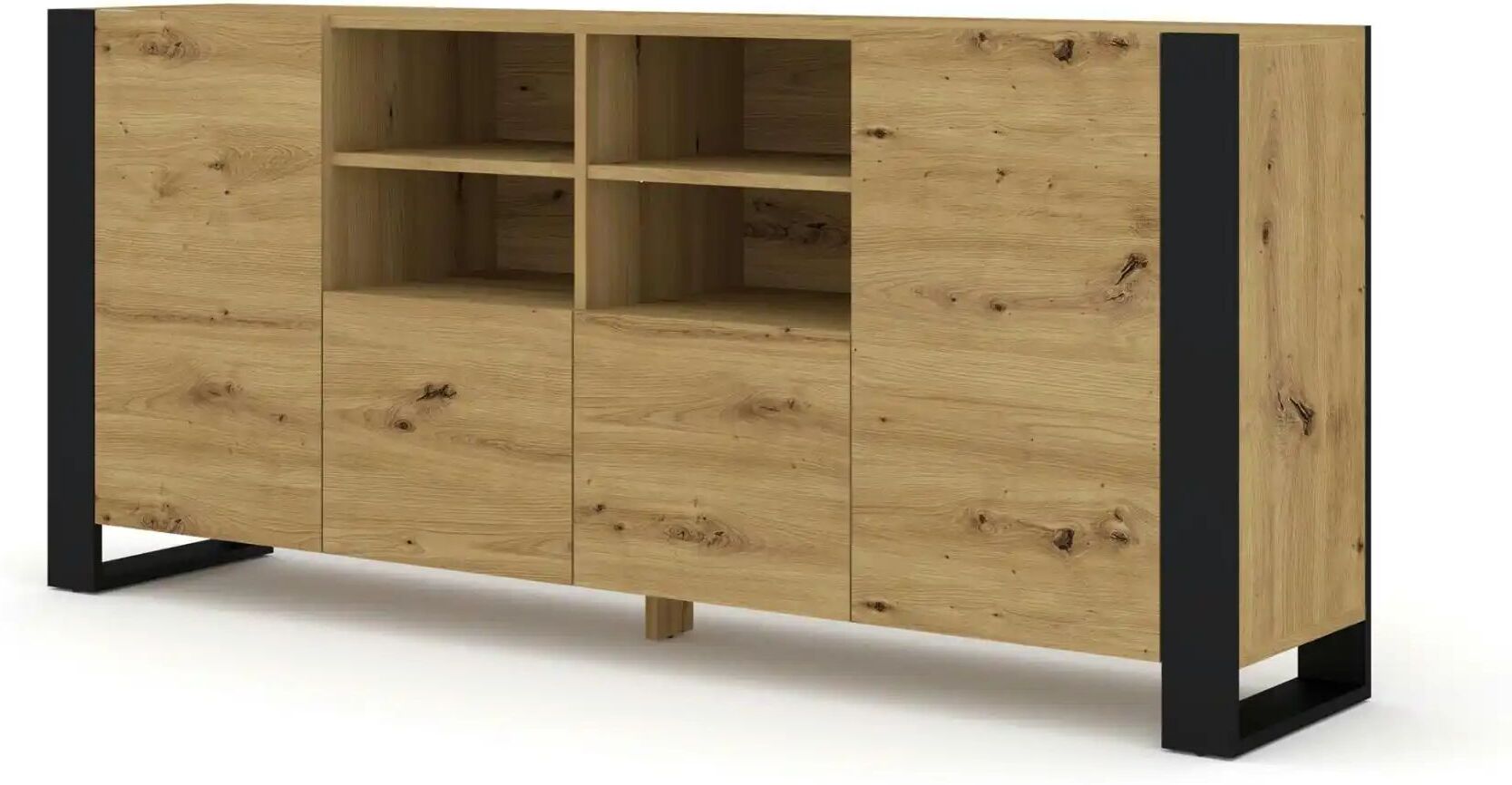 Höffner Sideboard   ¦ holzfarben ¦ Maße (cm): B: 188 H: 84