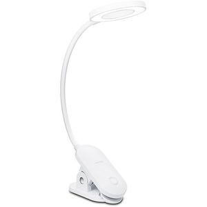 Philips Leselampe Forys Clip, mit Klemme, LED, dimmbar, neutralweiß, USB & Akku