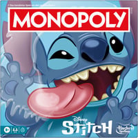 Monopoly Disney Stitch Gesellschaftsspiel mit Stitch Spielfiguren, Brettspiel