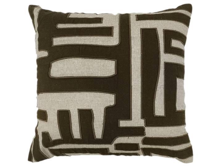 Zierkissen Jay Baumwolle 45x45cm braun