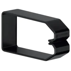 TEHALIT Drahthalteklammer B800403 schwarz