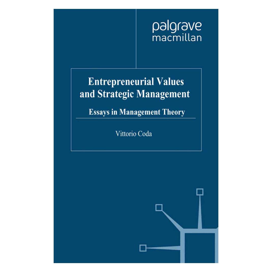 Springer Entrepreneurial Values and Strategic Management (Englisch, Softcover, V. Coda, Vittorio Coda) (55806077)