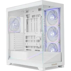 Nox Hummer BLADE (ATX, ITX, mATX), PC Gehäuse, Mehrfarbig, Weiss, Transparent