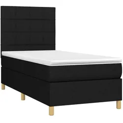 vidaXL, Boxspringbett, Inlenetta (Block mit Quadraten) (90 x 200 cm)