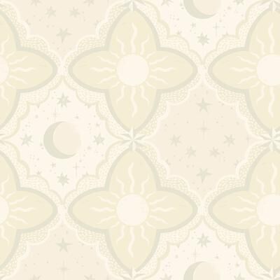 York Wallcoverings Vava Dun Beige Wallpaper