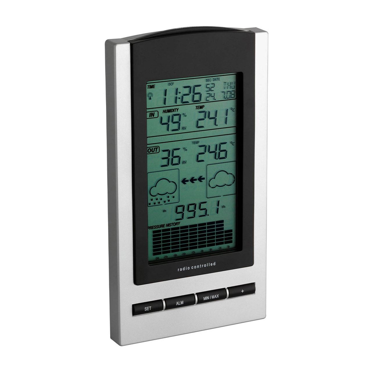 TFA GAIA 35.1083 Wetterstation silber