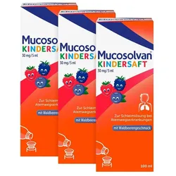 Mucosolvan® Kindersaft Dreierpack 3X100 ml