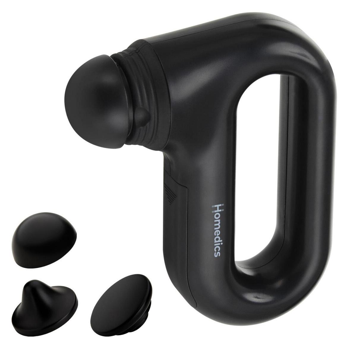 Homedics HHP-120BK Portable Vibration Massage Gun (2 Stufen, 60 min) (HHP-120BK)