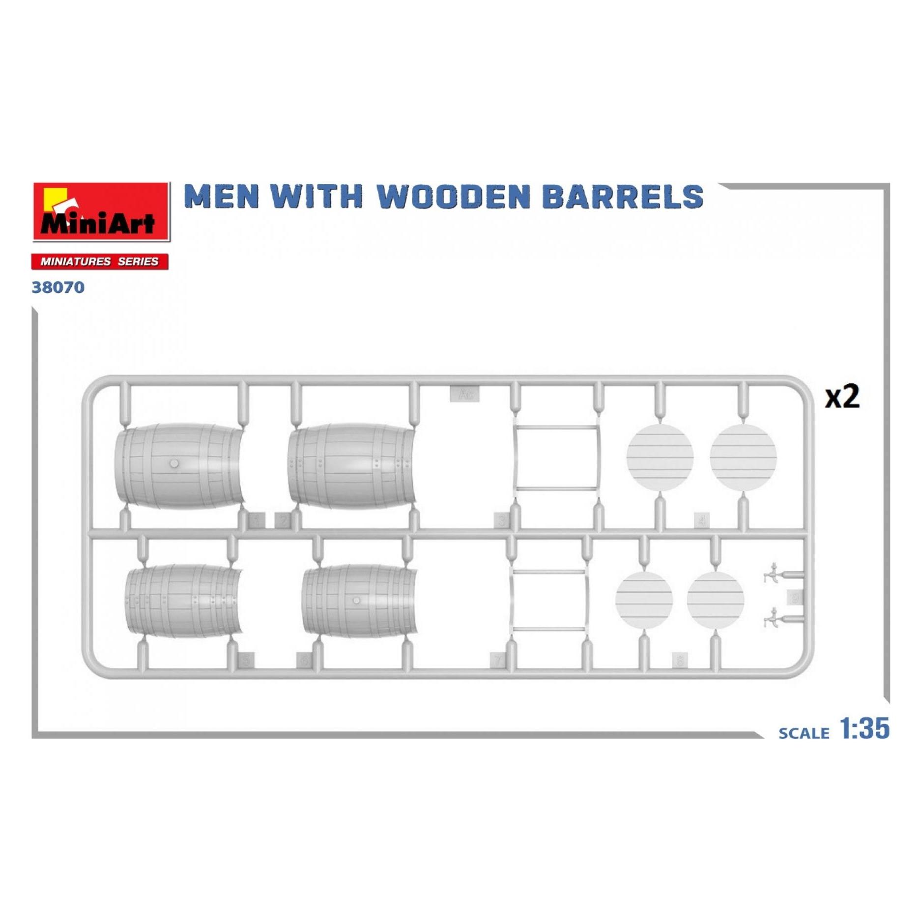 Other 1:35 Fig.-Set Männer mit Holzfässern (2) (550038070)