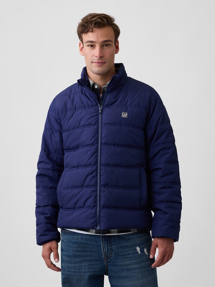 GAP Steppjacke in Dunkelblau - XL