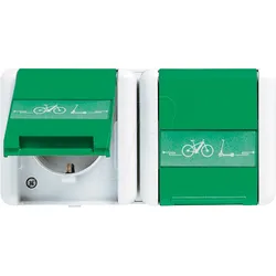 JG 8220 GN NAWEB - E-Bike-Steckdose, 2-fach