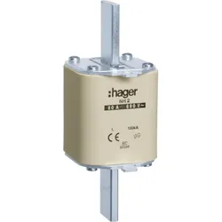 Hager LNH2080M6 NH-Sicherungseinsatz NH2C gG 690V 80A Kombimelder Grifflasche spannungsführend