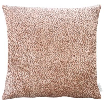 Dekokissen APELT "Toulouse", rosa (rose, unifarben), B:45cm H:10cm L:45cm, Chenille, Polyester, Dekokissen_Sitzkissen_Kissenhüllen, Chenille mit 3D Effekt