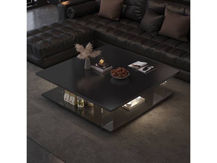 Rangement esthétique Table basse organisateur sol Design moderne Table basse clair relié Wohnzimmer Tisch maison accessoires