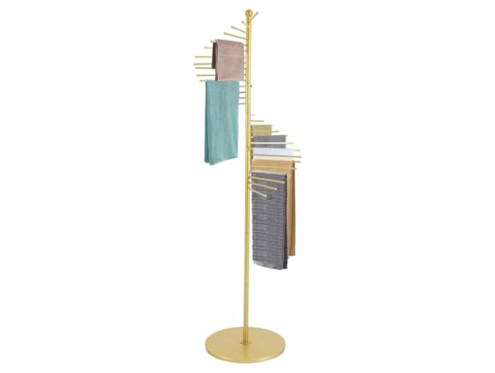 YUJEYHD Spiral-Schalständer Metall 30 Stangen, Tragkraft 25 kg (Gold) Hijab-Organizer, 42cmx170cm Hängeorganizer, Geldbörsenhalter, Schaldisplay für Bekleidungsgeschäft, Zuhause
