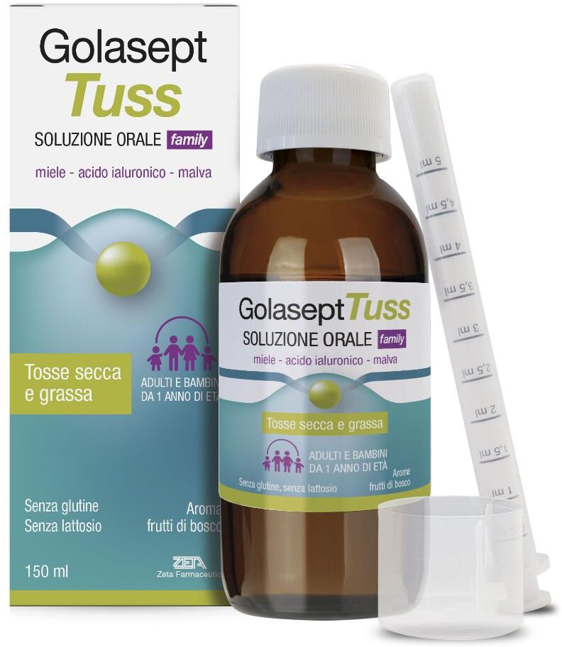 ZETA FARMACEUTICI SpA Golasept Tuss Family Sol Oral