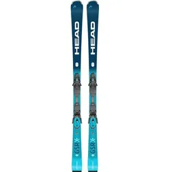 HEAD Herren Racing Ski WC Rebels e.GSR + PR 11 GW, Größe 170 in Weiß Weiß