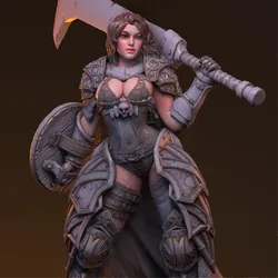 Untrin Dark Valkyrie von HardWitch-Games 75mm SFW