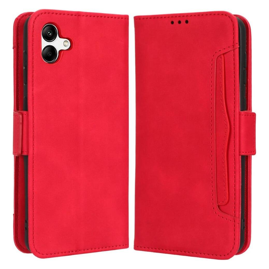 Cover-Discount Galaxy M13 - Etui mit vielen Kartenfächer rot (Samsung Galaxy M13) (660110784C)