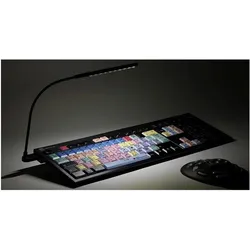 Logickeyboard Nero Slim Line Adobe Premiere Pro CC (DE, Kabelgebunden), Tastatur, Mehrfarbig