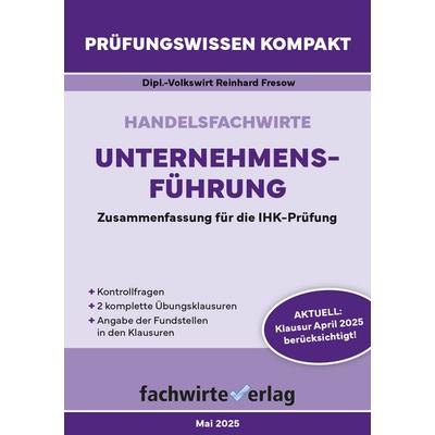 Handelsfachwirte, Taschenbuch von Reinhard Fresow, Fachwirteverlag, 978-3-95887-414-5