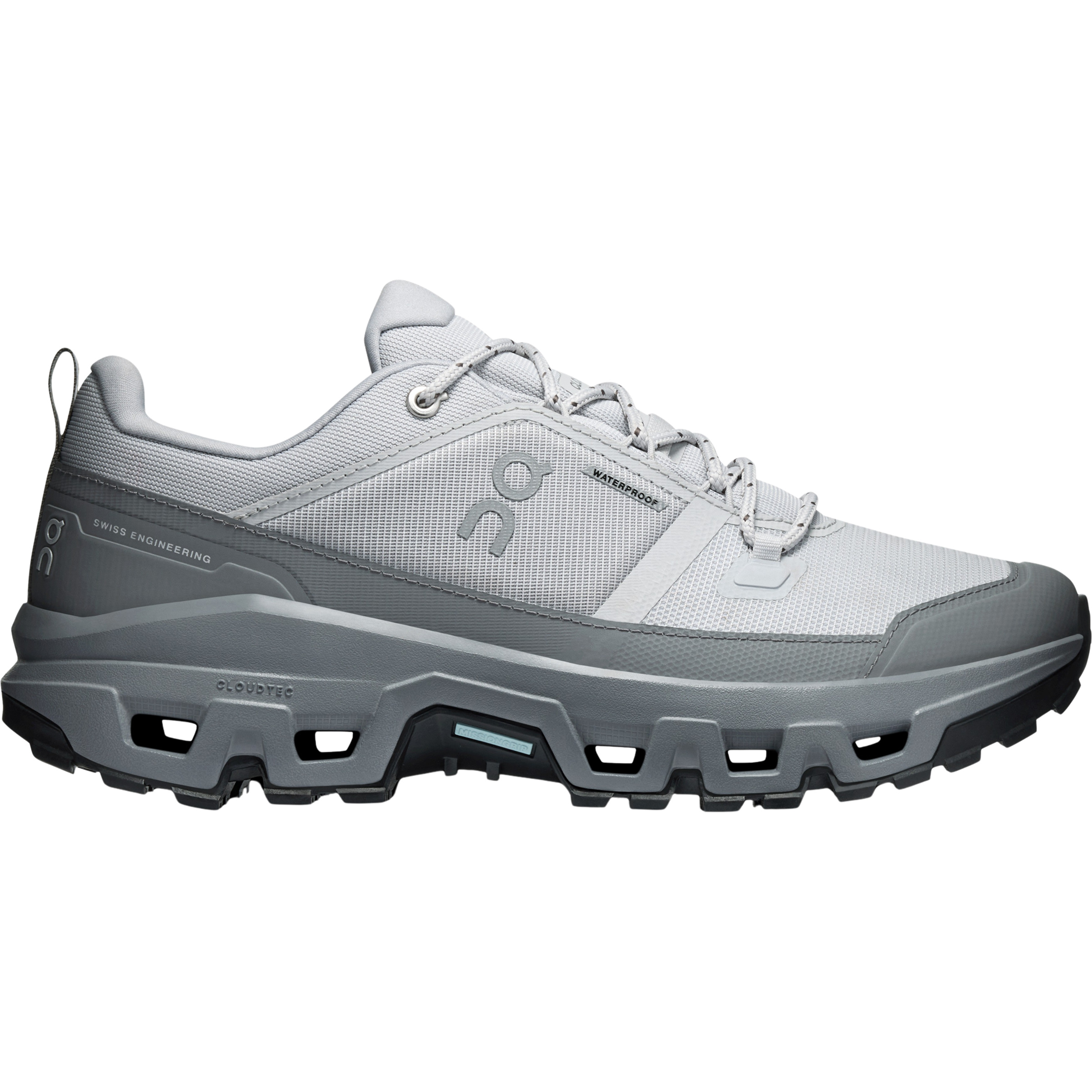 On Cloudrock Low WP Herren Zustiegsschuhe schwarz Größe 42.5 Trekking Widerstandsfähig